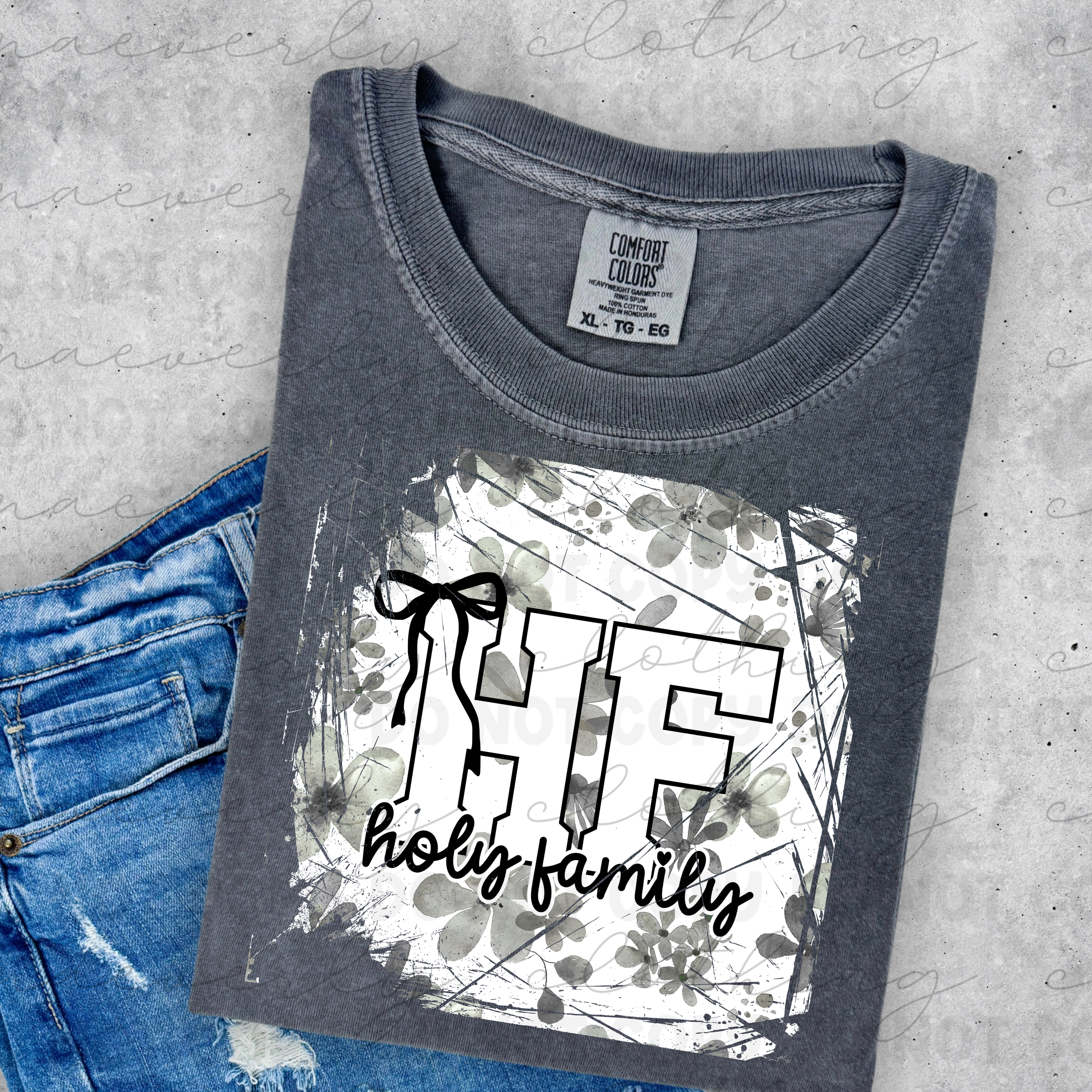 Holy Family Spirit Bloom Tee/Crewneck