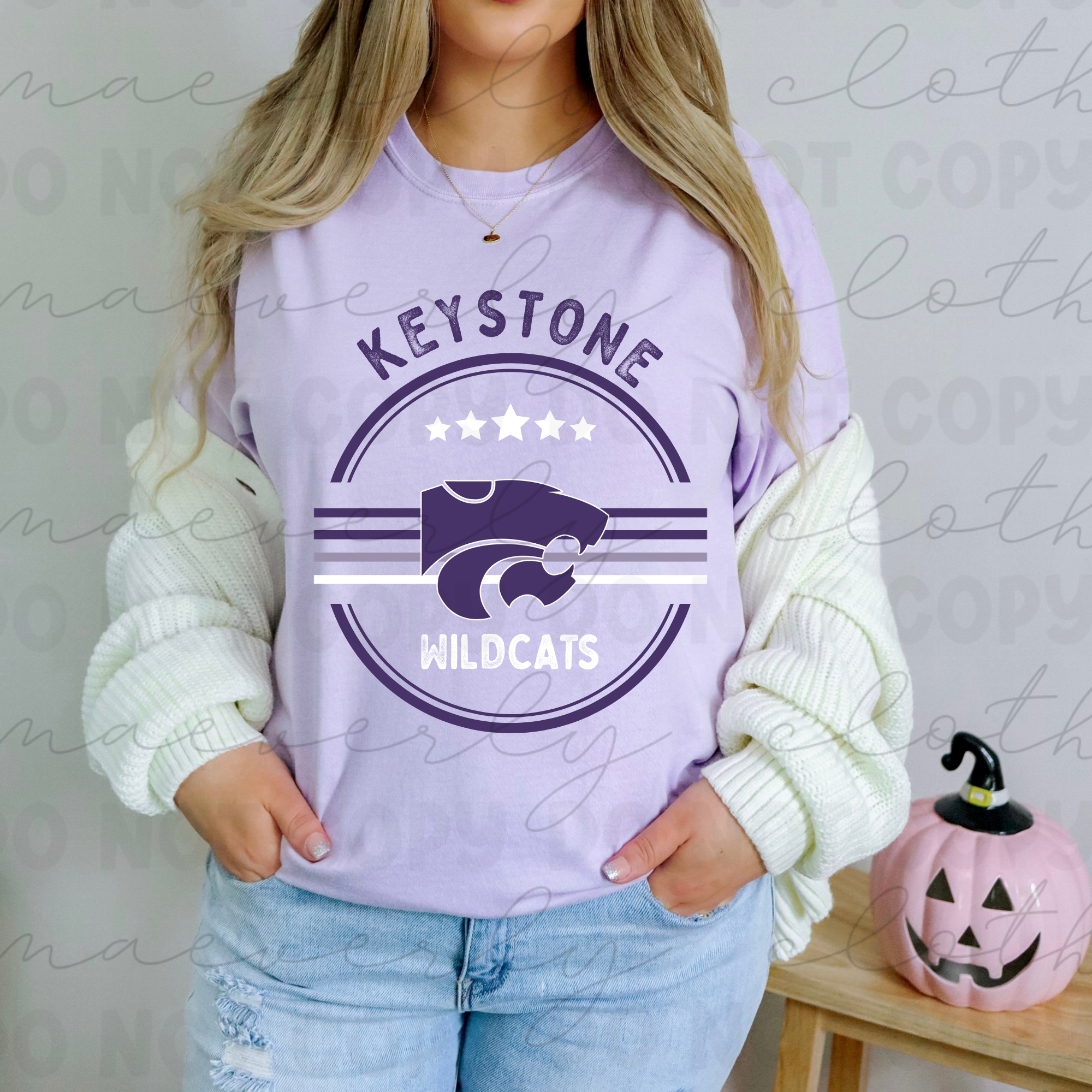 Keystone Wildcats All-Star Circle Tee/Crewneck