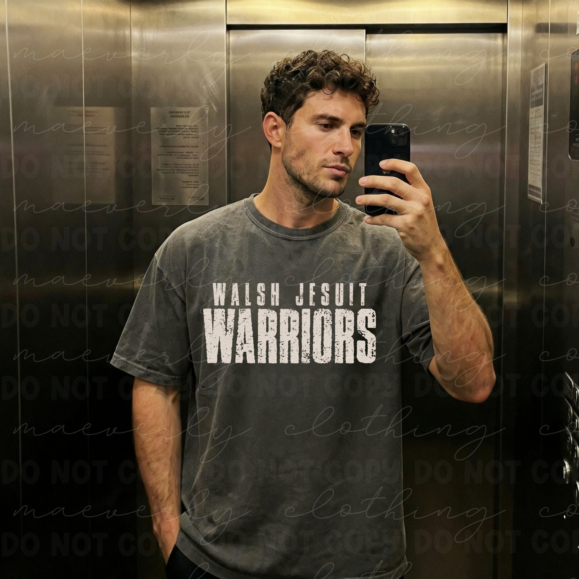 Any School/Any Team On The Edge Mascot Graphic