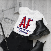 Austintown Fitch Checkered Pride Tee/Crewneck