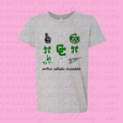 Central Catholic Coquette Spirit Squad Collage Tee/Crewneck