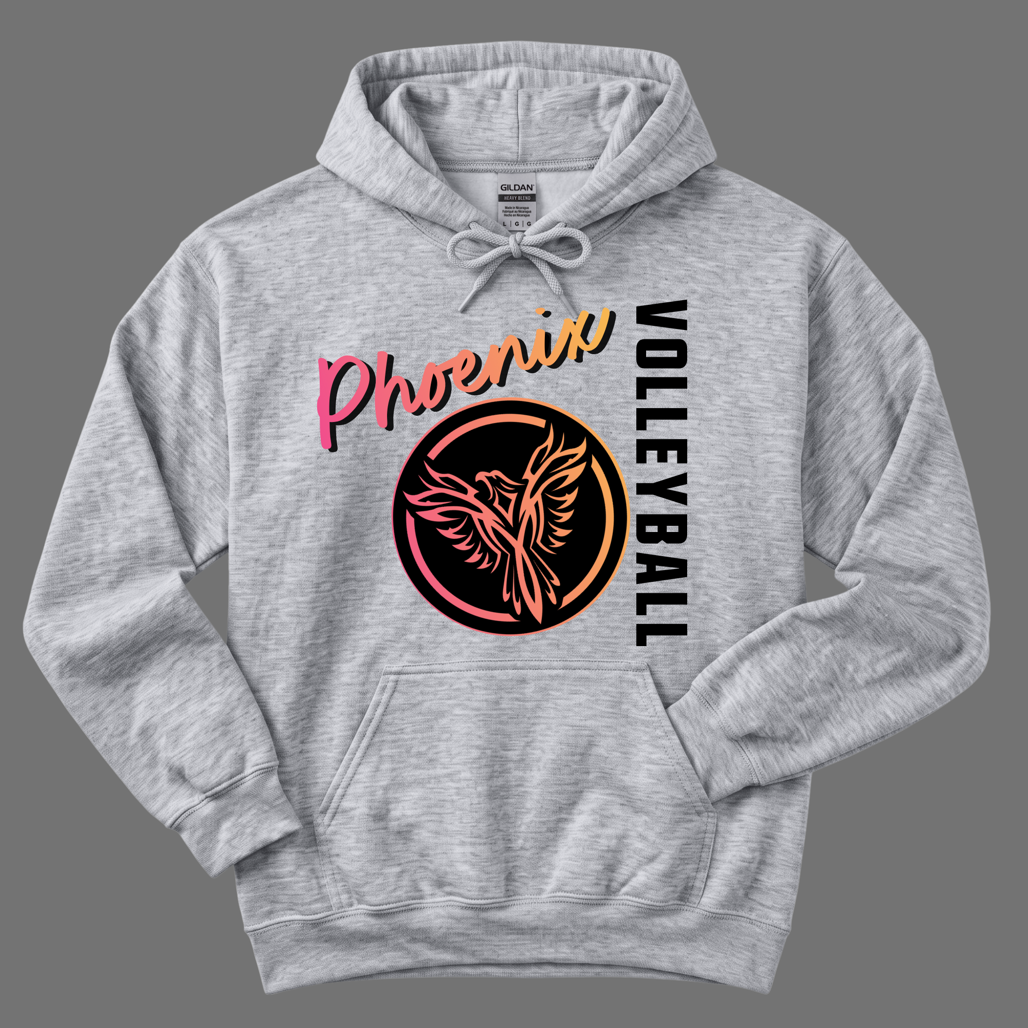 Slanted Bold || Phoenix Volleyball