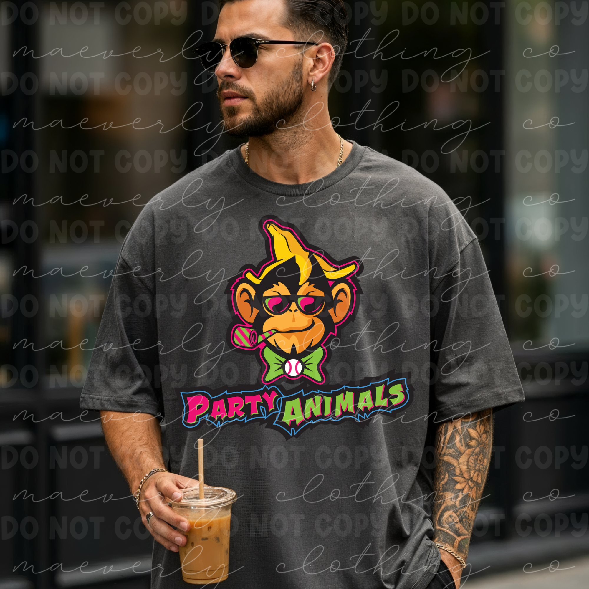 Party Animals Big Mascot Graphic