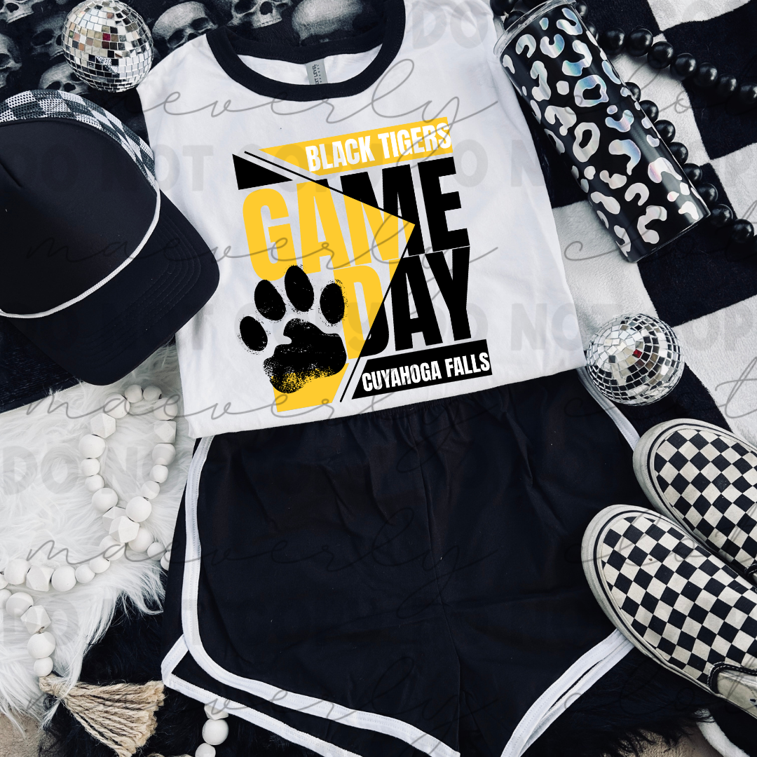 Cuyahoga Falls Game Day Vibes Tee/Crewneck