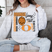 Pep Rally Remix Graphic || Orange Lions