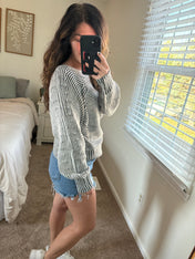 Weekend Stroll Striped Sweater PREORDER