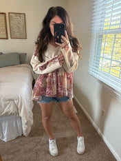 Boho Patchwork Vibes Top PREORDER