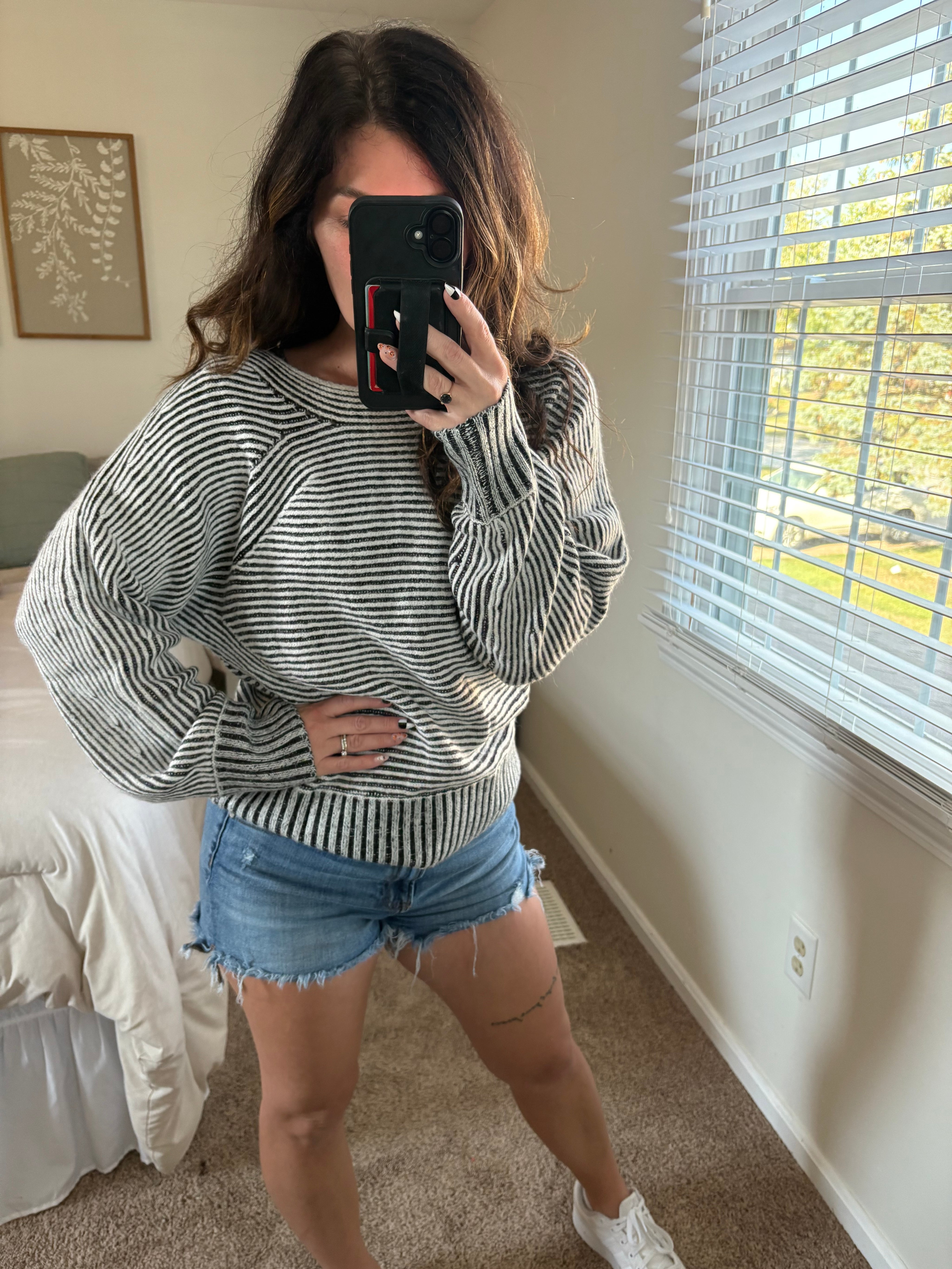 Weekend Stroll Striped Sweater PREORDER
