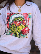 Gorgeous Bubblegum Grinch Tee/Crewneck