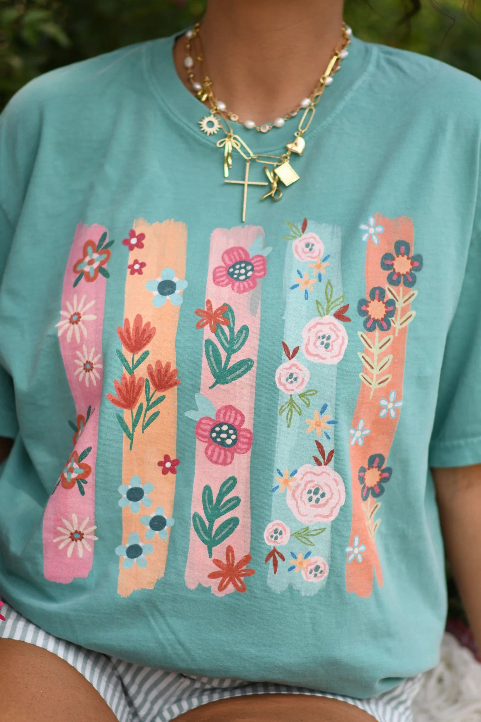 Flower Swatch Tank/Tee