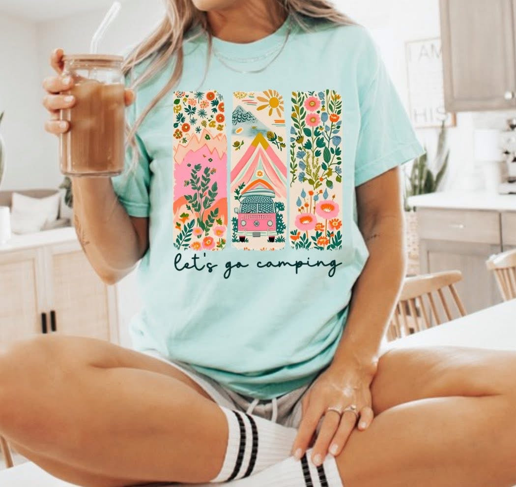 Let’s Go Camping Graphic