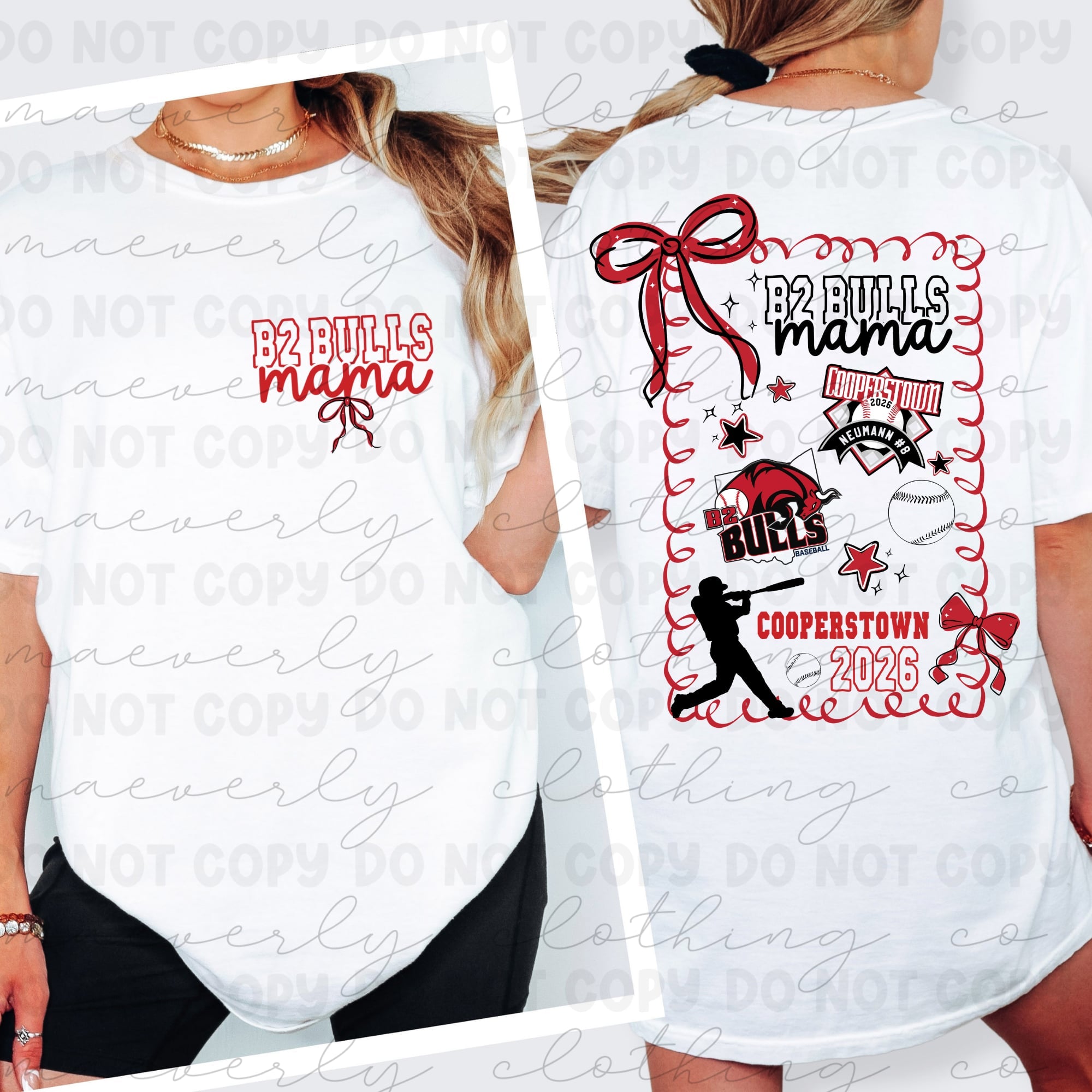 Cooperstown x Team Coquette Spiritwear Graphic