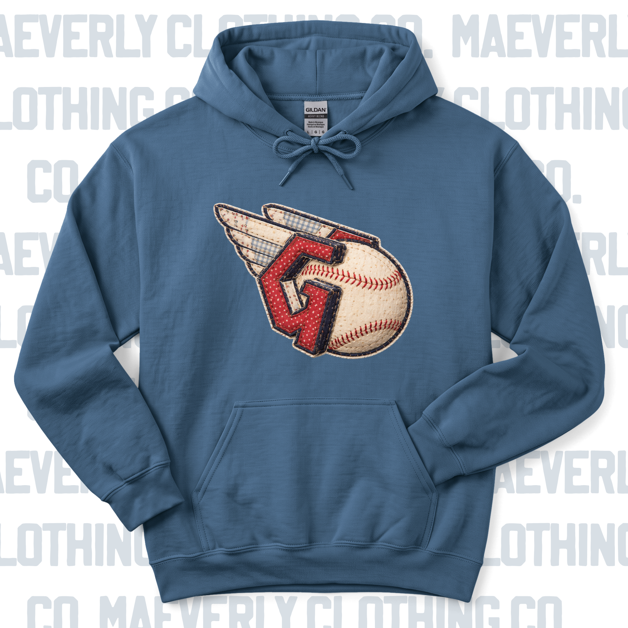 Patchwork Logo Graphic || Cleveland Guardians