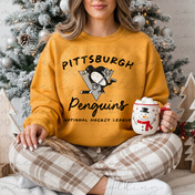 Your Team/Mascot Handwritten Hockey Tee/Crewneck