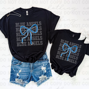 St. Michael Varsity Bow Tee/Crewneck