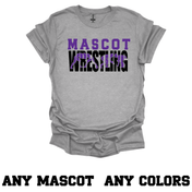 CUSTOM Cutout Mascot Sport Tee