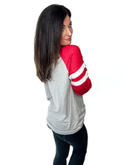 Unisex Varsity Long Sleeve Tees