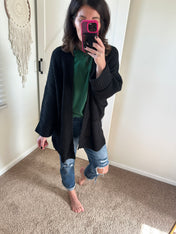 Relaxed Rhythm Oversized Cardigan - PREORDER