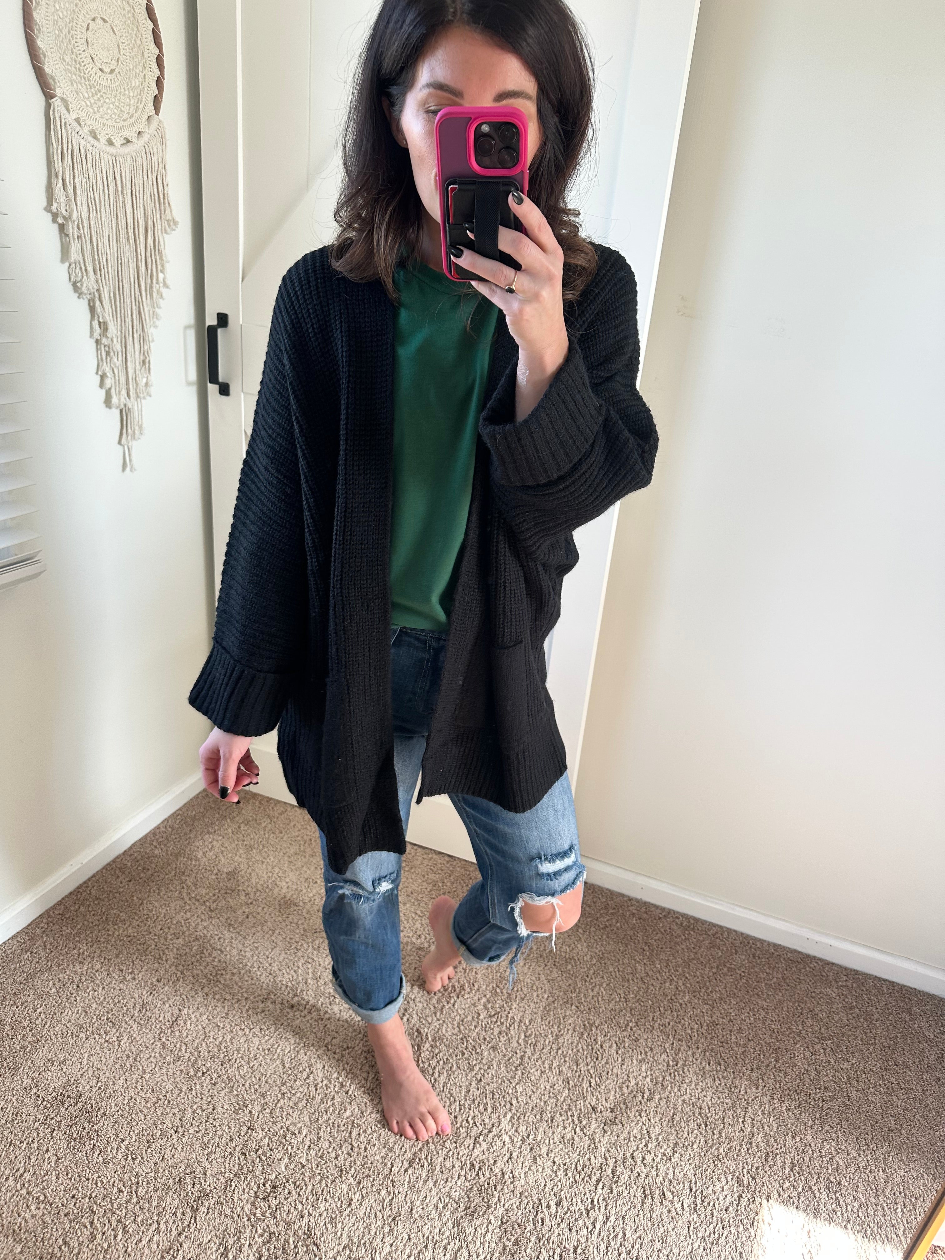 Relaxed Rhythm Oversized Cardigan - PREORDER