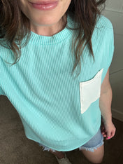 Contrast & Chill Urban Knit Tee Preorder