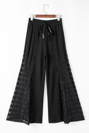 Boho Breeze Lace Wide Leg Pants - PREORDER