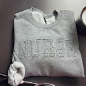 Custom Appliqué Embroidered Sweatshirt PREORDER