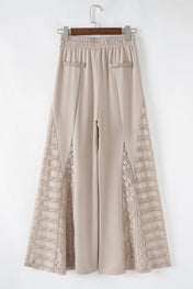 Boho Breeze Lace Wide Leg Pants - PREORDER