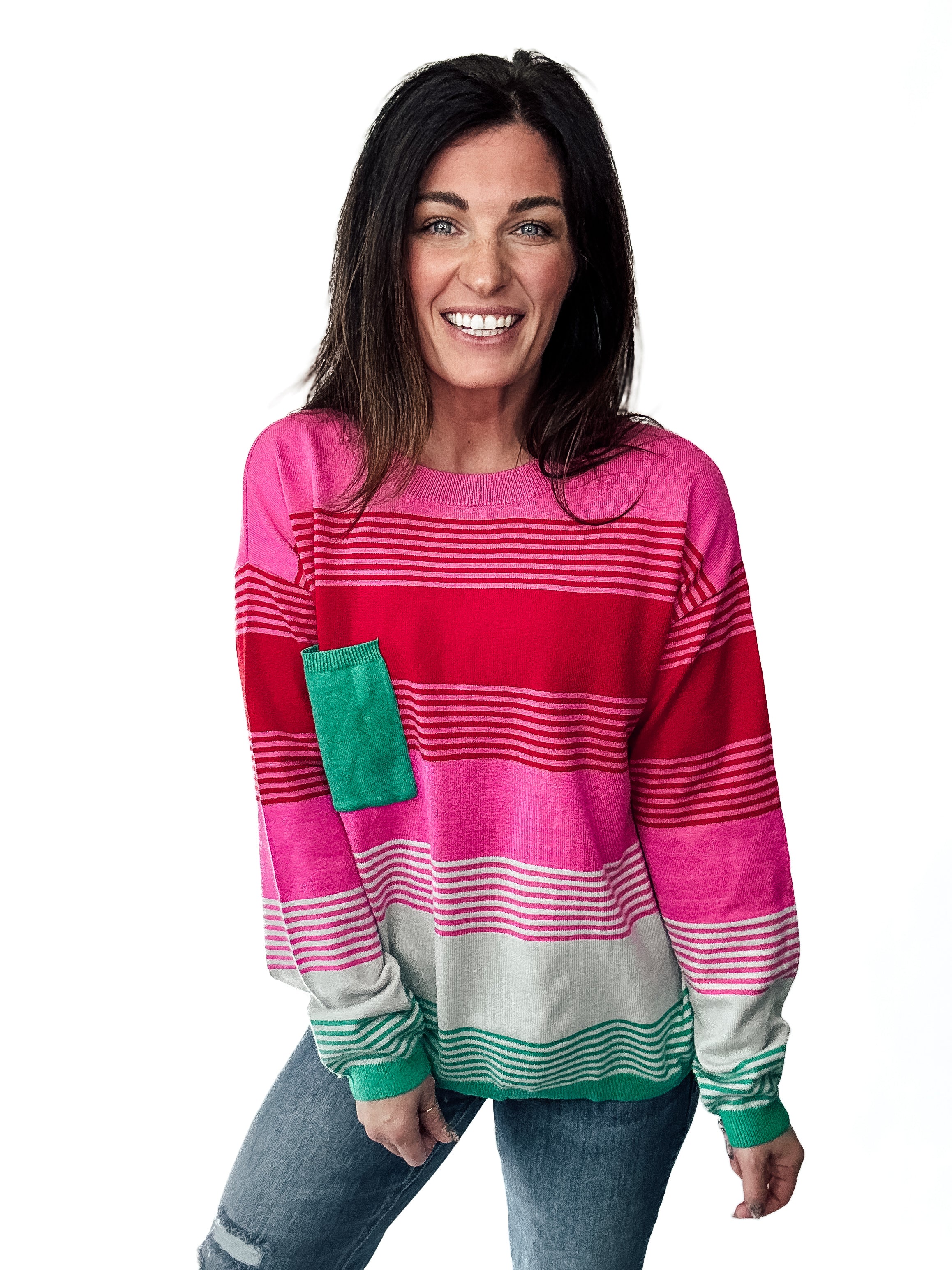 Peppermint Pop Sweater - PREORDER