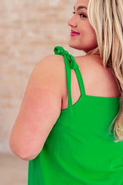 A Little Closer Shoulder Tied Tank Top