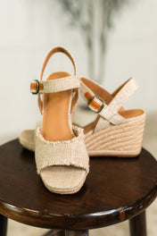 Arnold Natural Linen Wedges