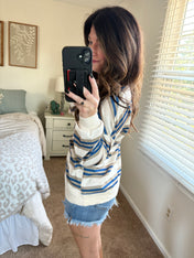 Casual Comfort Striped Pullover PREORDER