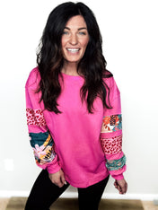 Bright & Bold Patchwork Pullover - PREORDER