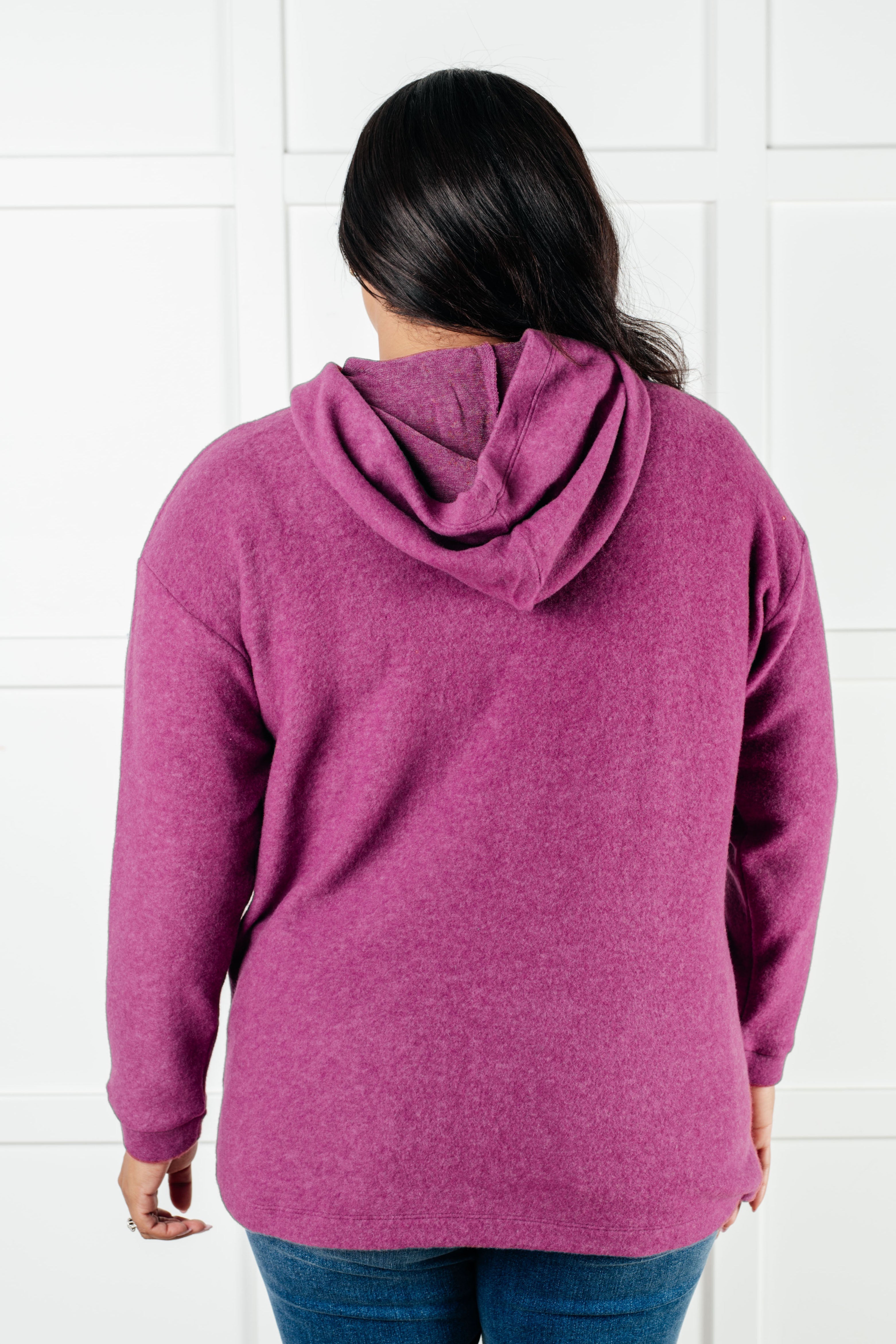 Basically My Favorite Hooded Pullover in Light Plum