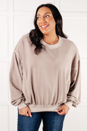 Beyond the Basics Pullover in Ash Mocha