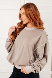 Beyond the Basics Pullover in Ash Mocha