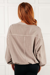 Beyond the Basics Pullover in Ash Mocha