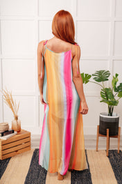 Beyond the Horizon Shoulder Tie Summer Dress