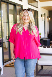 Bounding Beauty Button Down Blouse