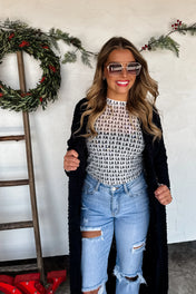 PREORDER: Poppy Knit Popcorn Cardigan