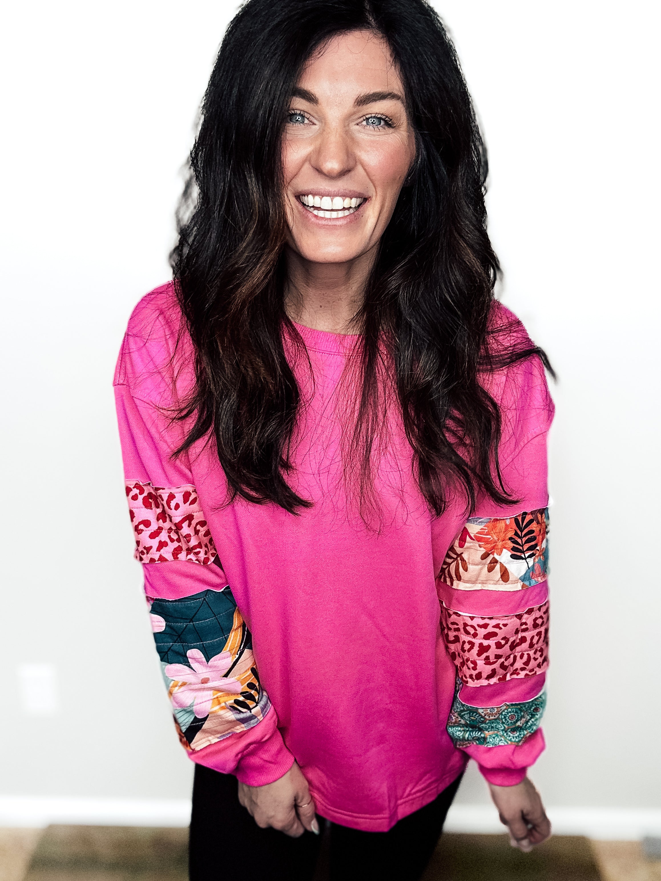 Bright & Bold Patchwork Pullover - PREORDER