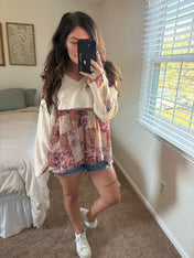 Boho Patchwork Vibes Top PREORDER