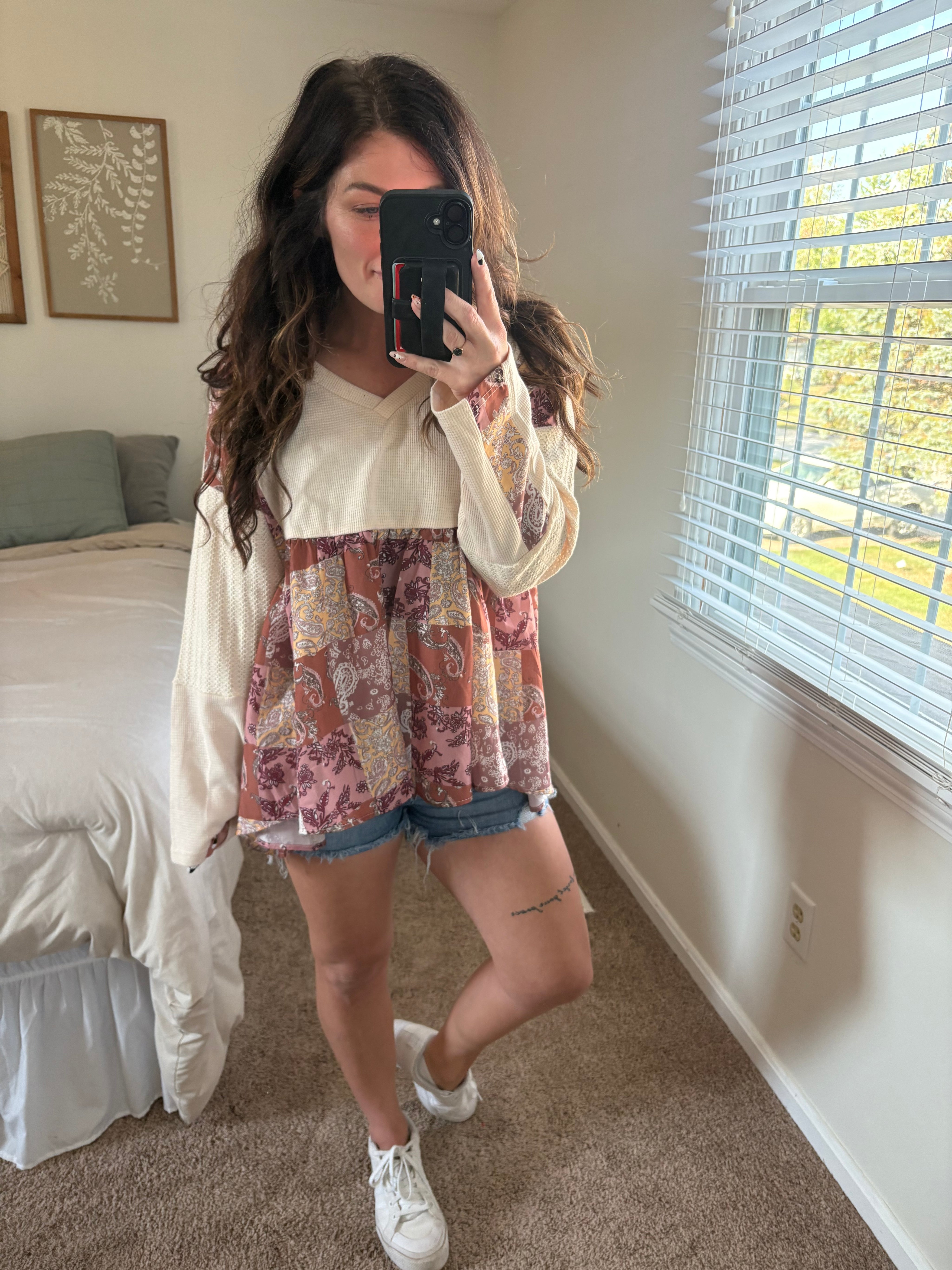 Boho Patchwork Vibes Top PREORDER