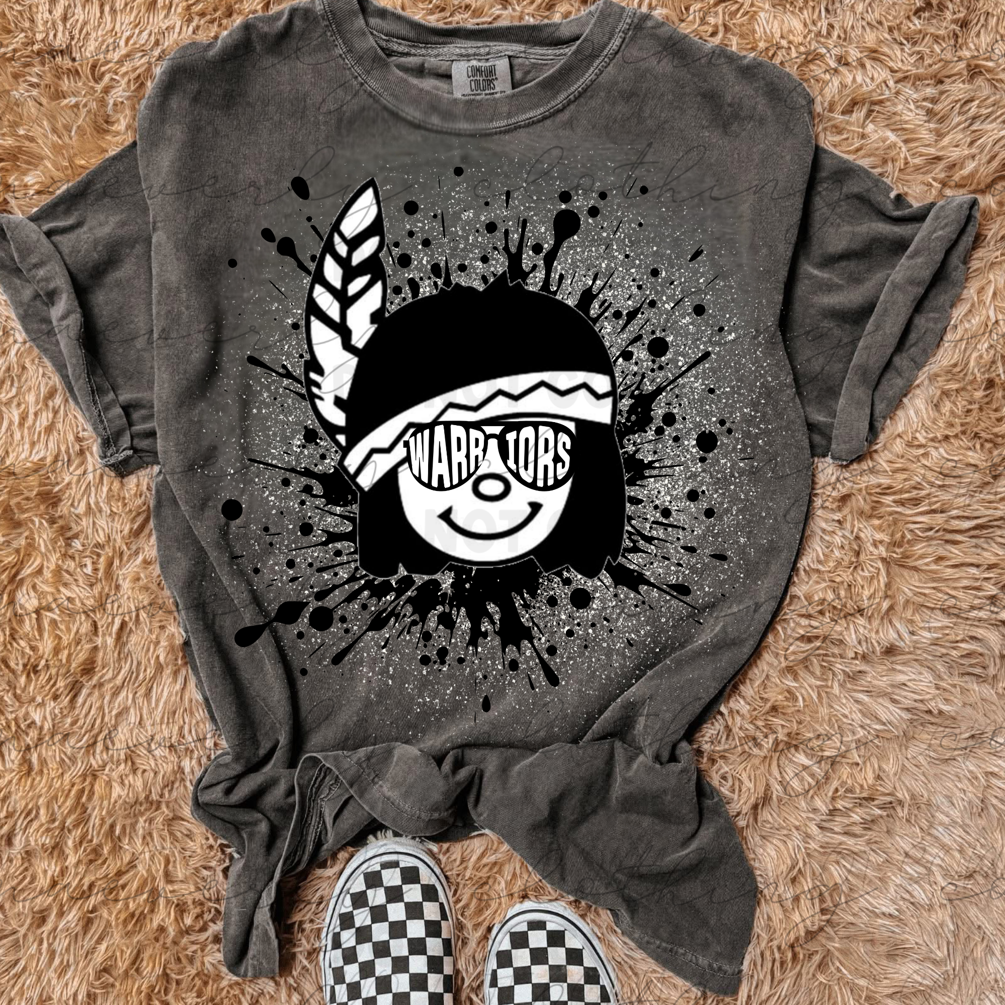 Carrollton Warriors Cool Mascot Graphic
