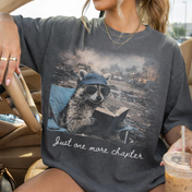 Just One More Chapter - Comfort Colors Pepper Tee