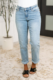Cheyenne V-Front Cool Denim Boyfriend Jeans
