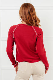 Clever Expression Long Sleeve Top