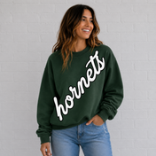 The Diagonal Name Crewneck || Any School, Team or Mascot