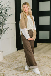 Corner of the Block Loose Knit Sweater