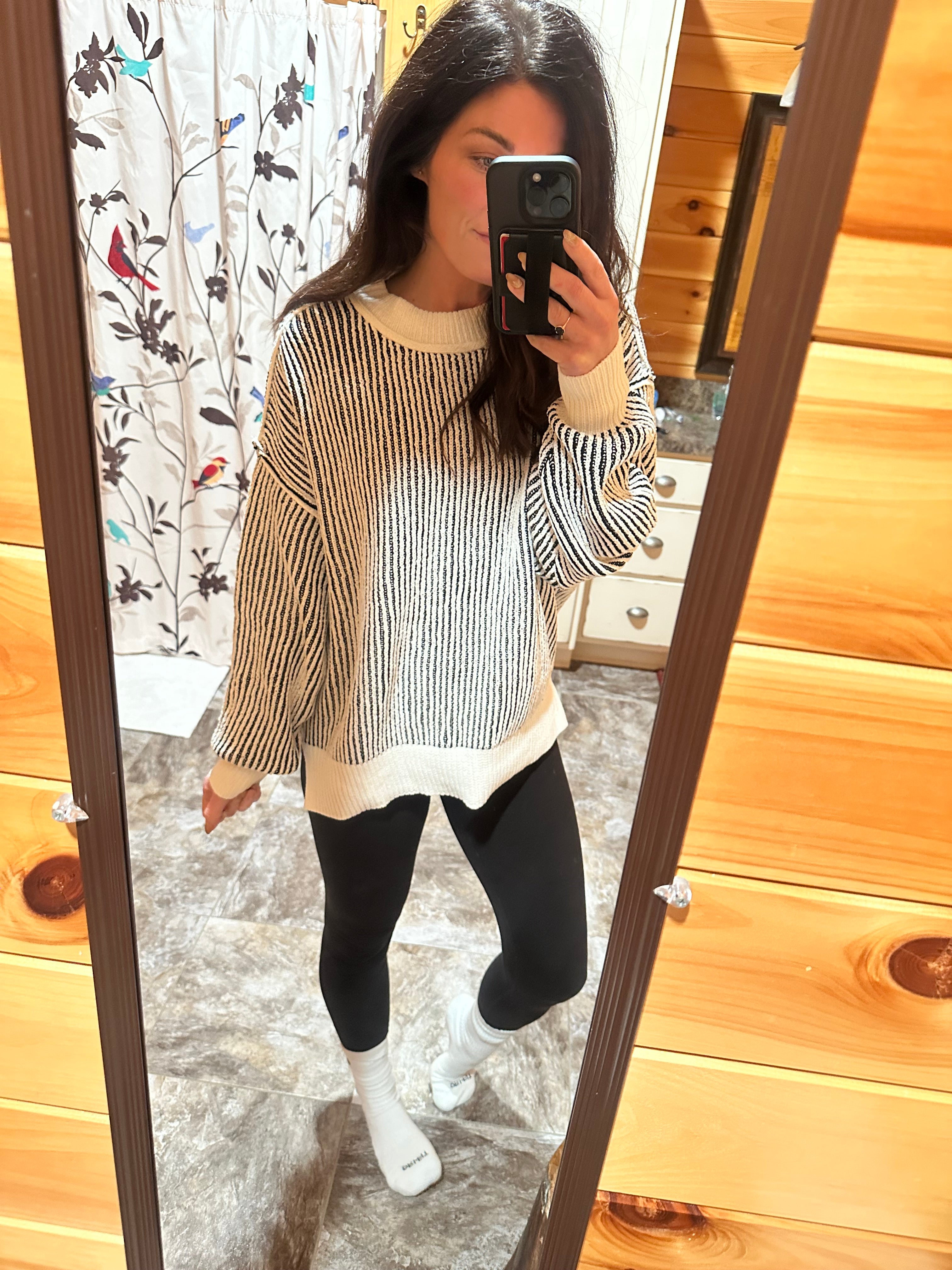 Cabin Charm Knit Sweater - PREORDER