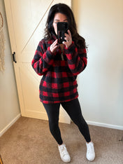 DOORBUSTER : Sherpa Quarter Zip Pullover